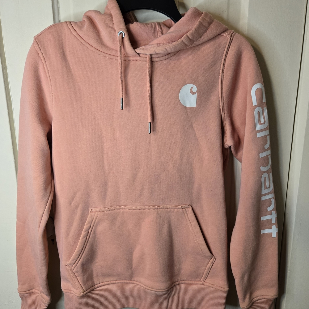 Carhartt Peach  Hoodie with Logo